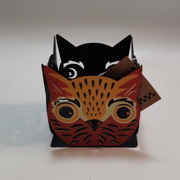Johanna Parker Halloween Cats and Owls Lantern - Retired Primitives by Kathy - Picture 4 of 8